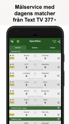 Sportfåne - Målservice SHL PL+ android App screenshot 12