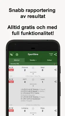 Sportfåne - Målservice SHL PL+ android App screenshot 7